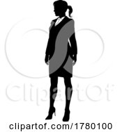 Poster, Art Print Of Business People Woman Silhouette Businesswoman