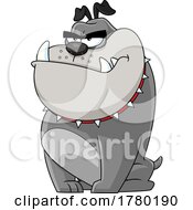 Poster, Art Print Of Cartoon Bulldog Mascot
