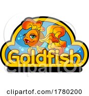 Poster, Art Print Of Cartoon Goldfish Mascot