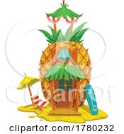 Poster, Art Print Of Tropical Pineapple Fairy House