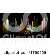 Poster, Art Print Of Abstract Music Soundwave Banner Design