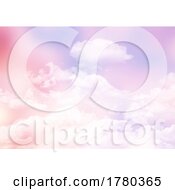 Poster, Art Print Of 3d Cotton Candy Sky With Fluffy Clouds