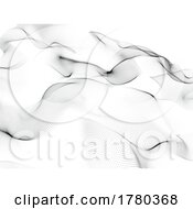 Poster, Art Print Of 3d Network Communications Background With Flowing Particles