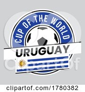 Uruguay Team Badge For Football Tournament