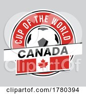 Poster, Art Print Of Canada Team Badge For Football Tournament