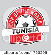 Tunisia Team Badge For Football Tournament