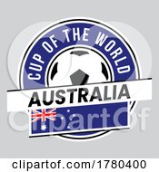 Poster, Art Print Of Australia Team Badge For Football Tournament