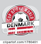 Denmark Team Badge For Football Tournament