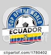 Ecuador Team Badge For Football Tournament