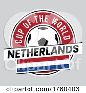 Netherlands Team Badge For Football Tournament