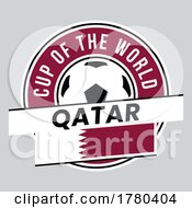 Poster, Art Print Of Qatar Team Badge For Football Tournament