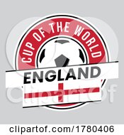England Team Badge For Football Tournament
