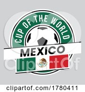 Mexico Team Badge For Football Tournament