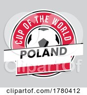 Poland Team Badge For Football Tournament