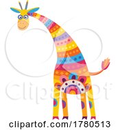 Mexican Themed Giraffe by Vector Tradition SM