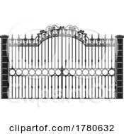 Poster, Art Print Of Wrought Iron Gate