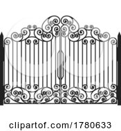 Poster, Art Print Of Wrought Iron Gate