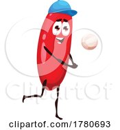 Poster, Art Print Of Volleyball Barberry Food Mascot