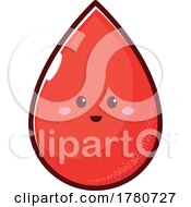 Poster, Art Print Of Happy Blood Drop