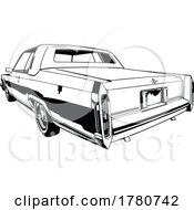 Poster, Art Print Of Rear View Of A Classic Car
