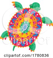 Colorful Mexican Themed Turtle