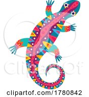 Colorful Mexican Themed Gecko Lizard