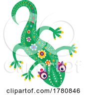 Colorful Mexican Themed Gecko Lizard