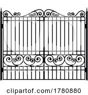 Wrought Iron Gate by Vector Tradition SM