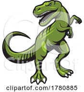 T Rex Dinosaur Mascot by Vector Tradition SM