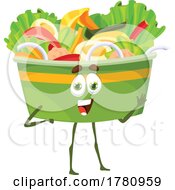 Poster, Art Print Of Salad Food Mascot