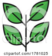 Poster, Art Print Of Organic Green Leaf Design
