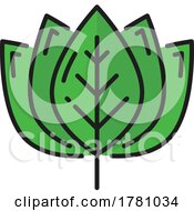 Organic Green Leaf Design