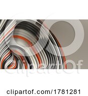 Poster, Art Print Of 3d Geometric Abstract Twist Background