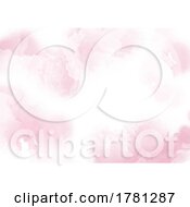 Poster, Art Print Of Elegant Pastel Pink Hand Painted Watercolour Background