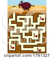Poster, Art Print Of Maze With An Anteater