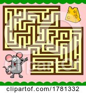 Maze Of A Mouse To Cheese by Hit Toon