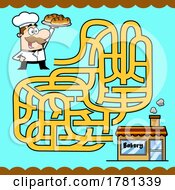Poster, Art Print Of Maze Of A Baker To A Bakery
