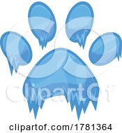 Frozen Paw Print by Hit Toon