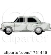 Grey Morris Oxford Car
