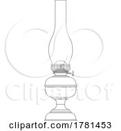 Poster, Art Print Of Antique Lamp In Black And White