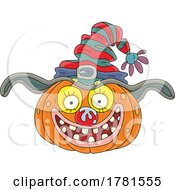 Poster, Art Print Of Silly Halloween Pumpkin