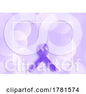 Poster, Art Print Of Pancreatic Cancer Awareness Ribbon Background