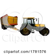 Poster, Art Print Of Tractor And Trailer