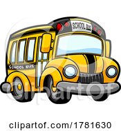 Poster, Art Print Of Cartoon School Bus
