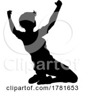 Poster, Art Print Of Woman Soccer Football Player Silhouette