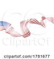 American Flag by AtStockIllustration