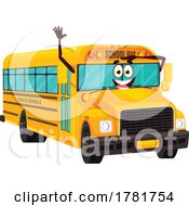 Poster, Art Print Of School Bus Mascot