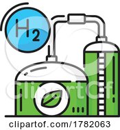 Poster, Art Print Of Hydrogen Icon