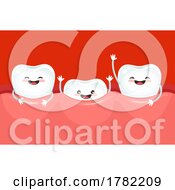 Poster, Art Print Of Happy Teeth In Gums