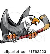 Bald Eagle Hockey Mascot by Vector Tradition SM